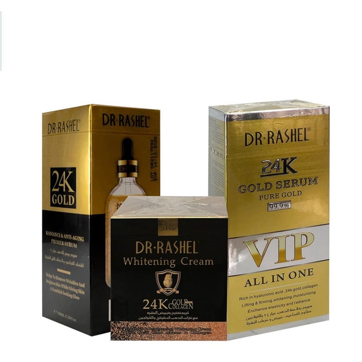 GENERICO - Blanqueador 99% + Suero Antiarrugas + Crema Blanqueadora Dr Rashel