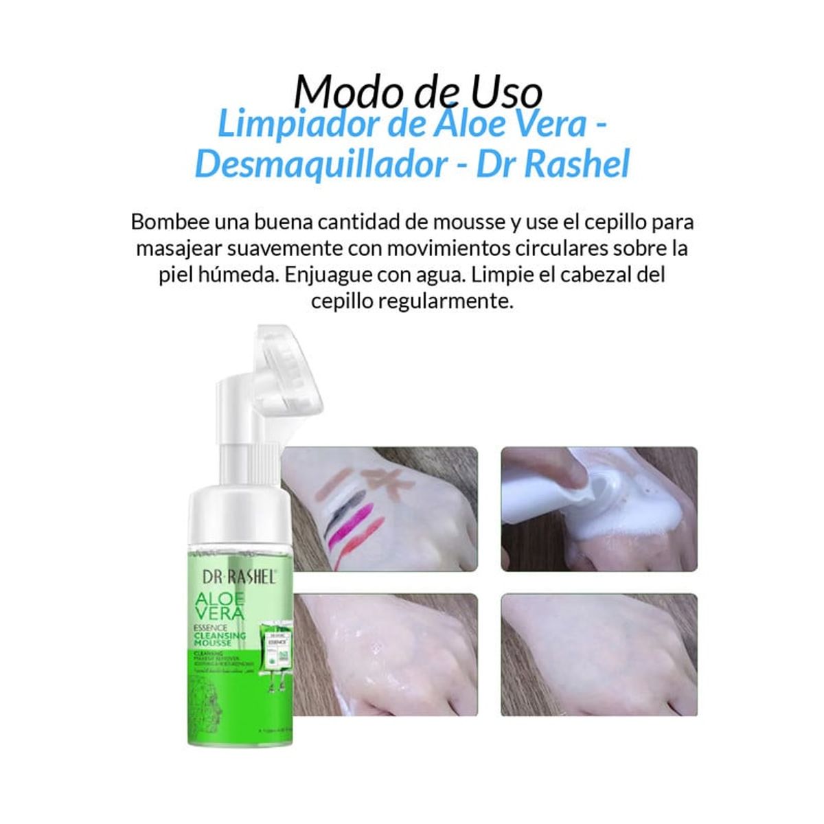 GENERICO - Limpiador Aloe Vera Essence Mousse Dr Rashel 125ml
