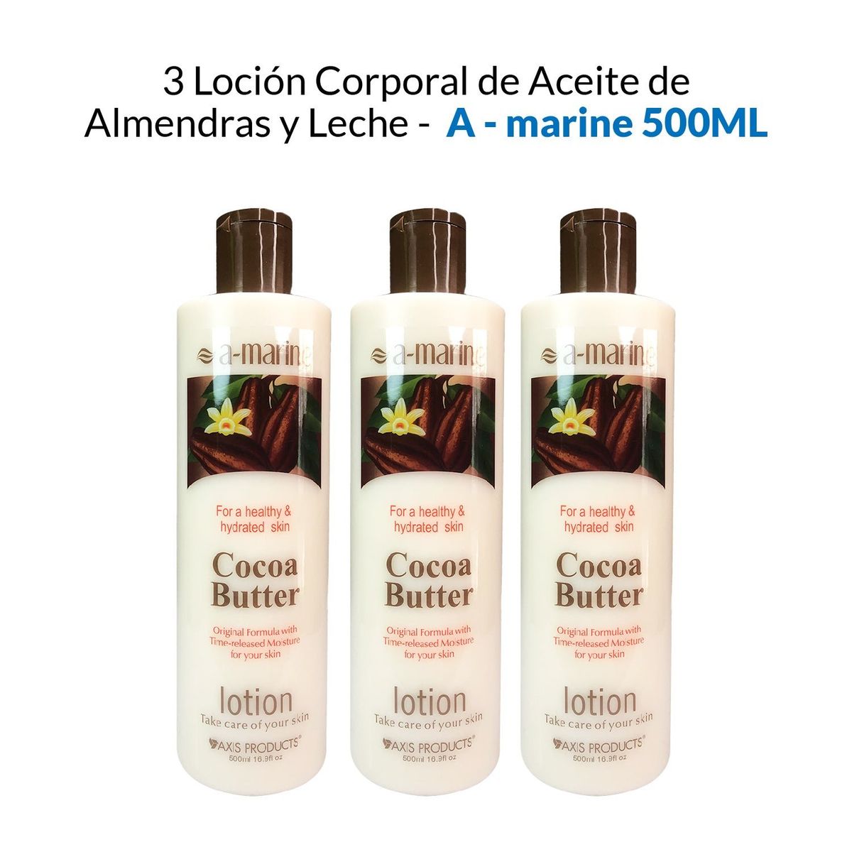 GENERICO - 3 Locion Corporal Cocoa Butter 500Ml