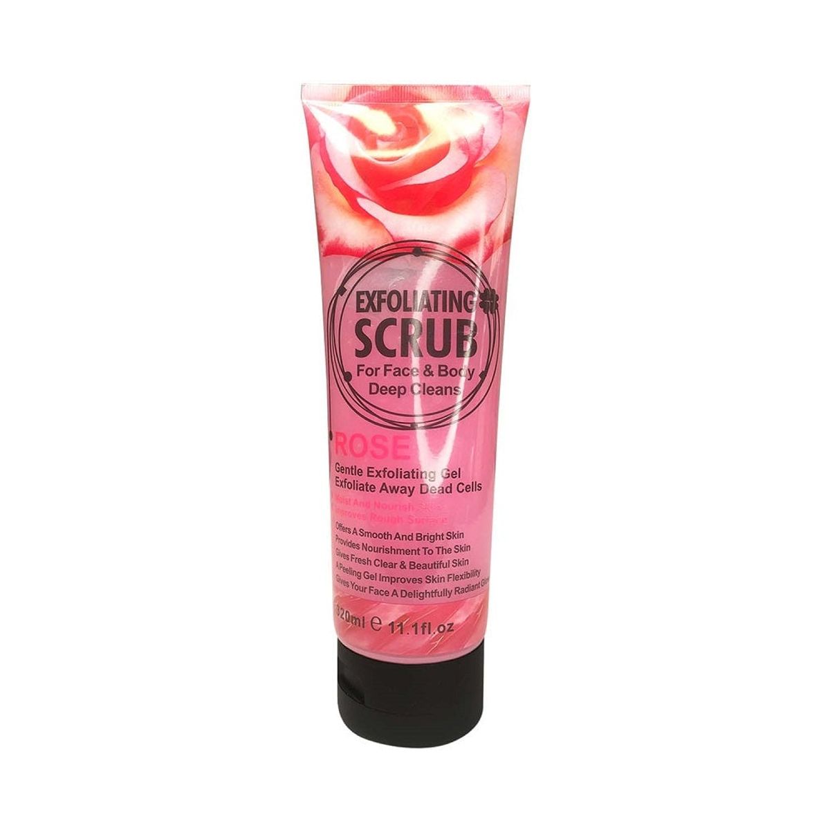 GENERICO - Gel Exfoliante Rostro Y Cuerpo De Rosa 320Ml