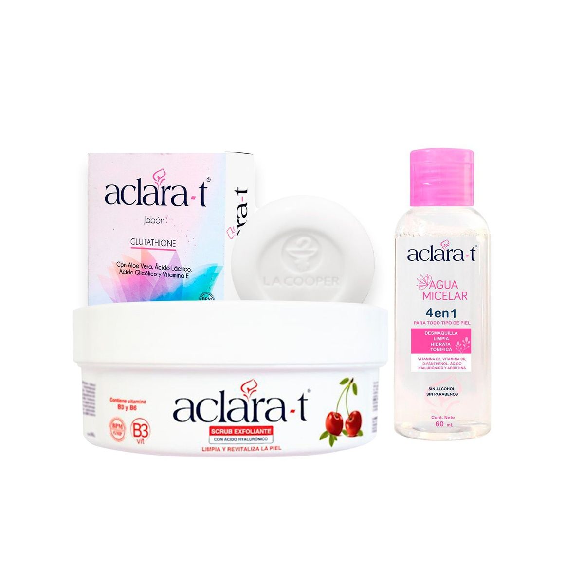 GENERICO - Kit De Limpieza Facial Aclara-T_.