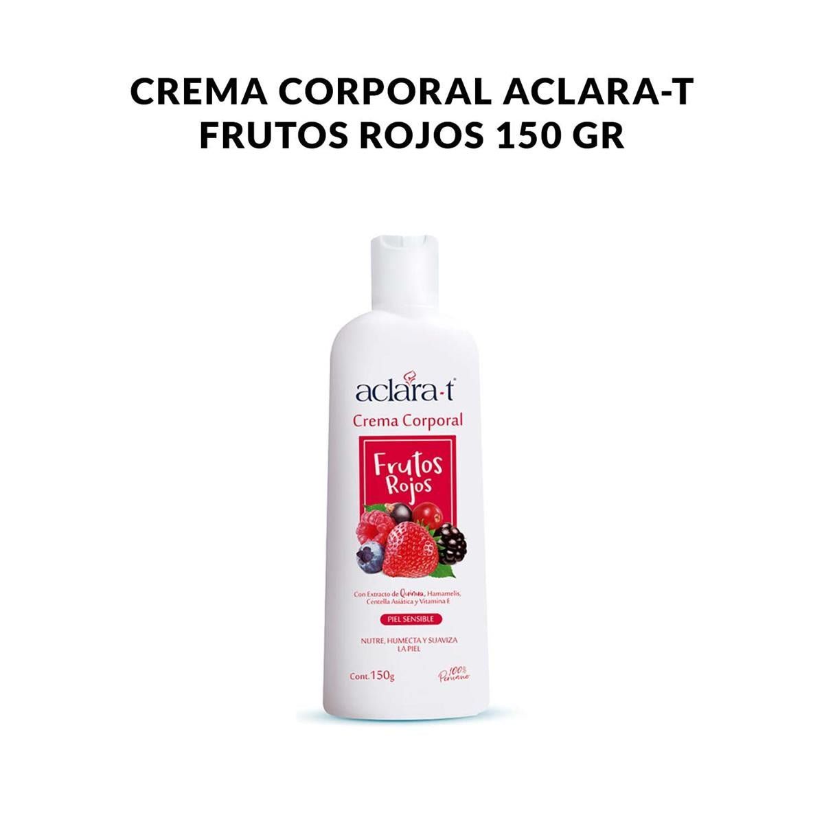 GENERICO - Crema Corporal Aclara-T Frutos Rojos 150Gr