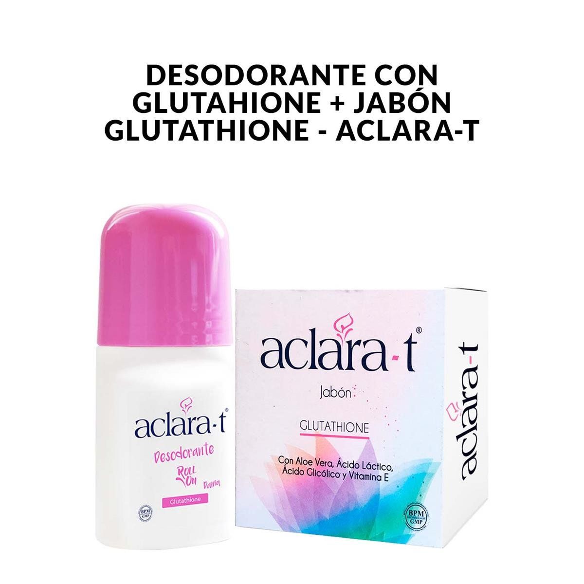GENERICO - Desodorante Con Glutahione + Jabón Glutathione - Aclara-T