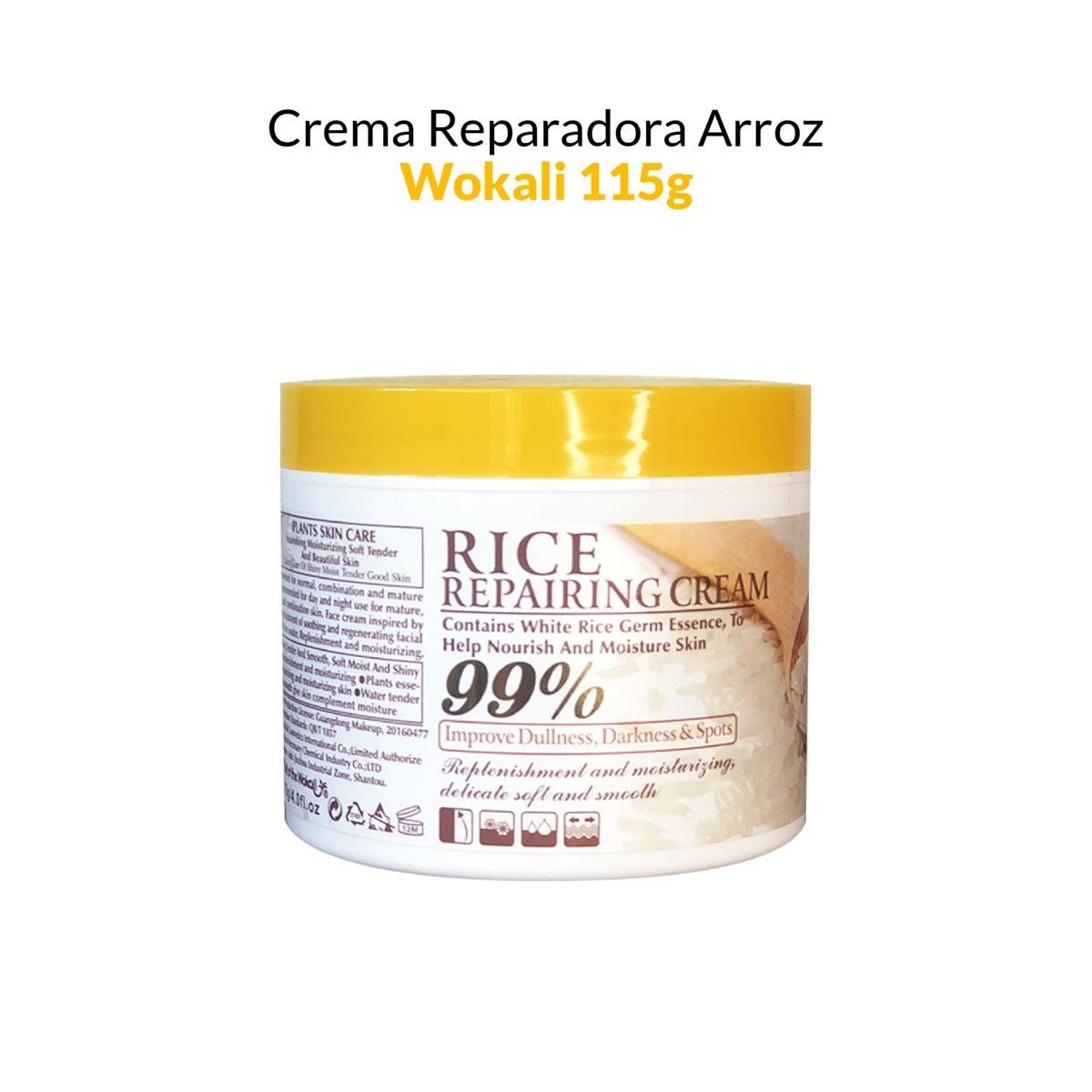 GENERICO - Crema Reparadora Arroz Wokali 115G