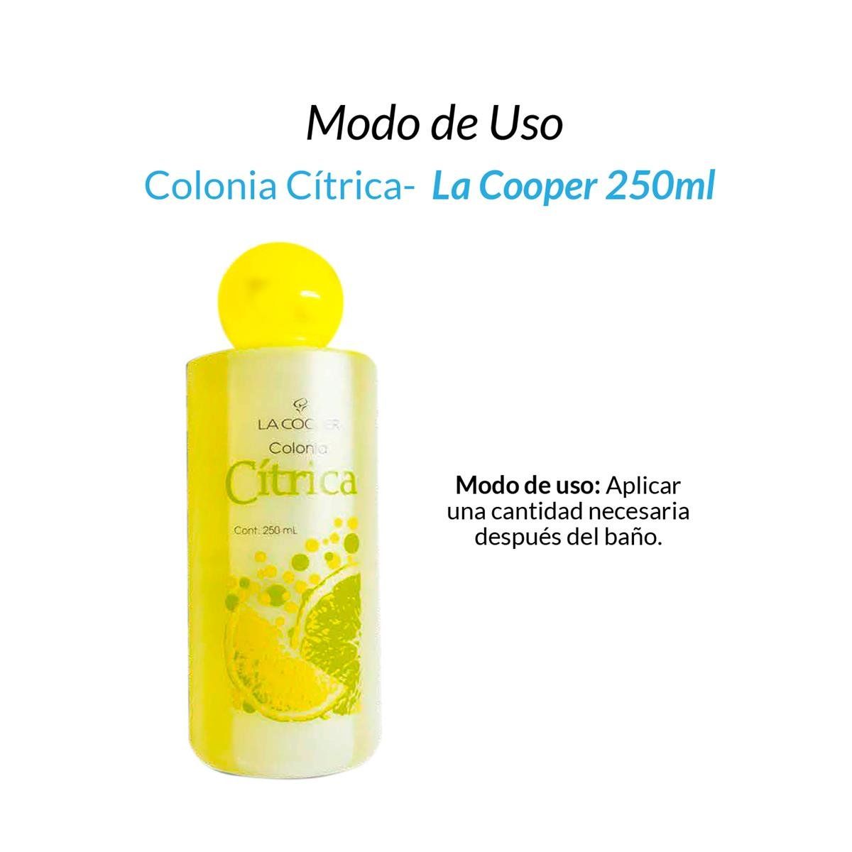GENERICO - Colonia Cítrica La Cooper X 250Ml