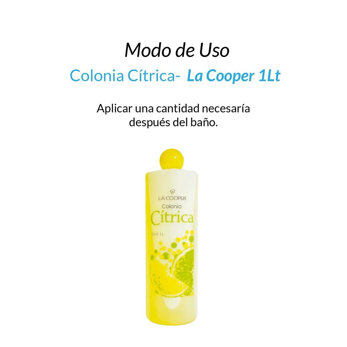 GENERICO - Colonia Cítrica La Cooper X 1Lt
