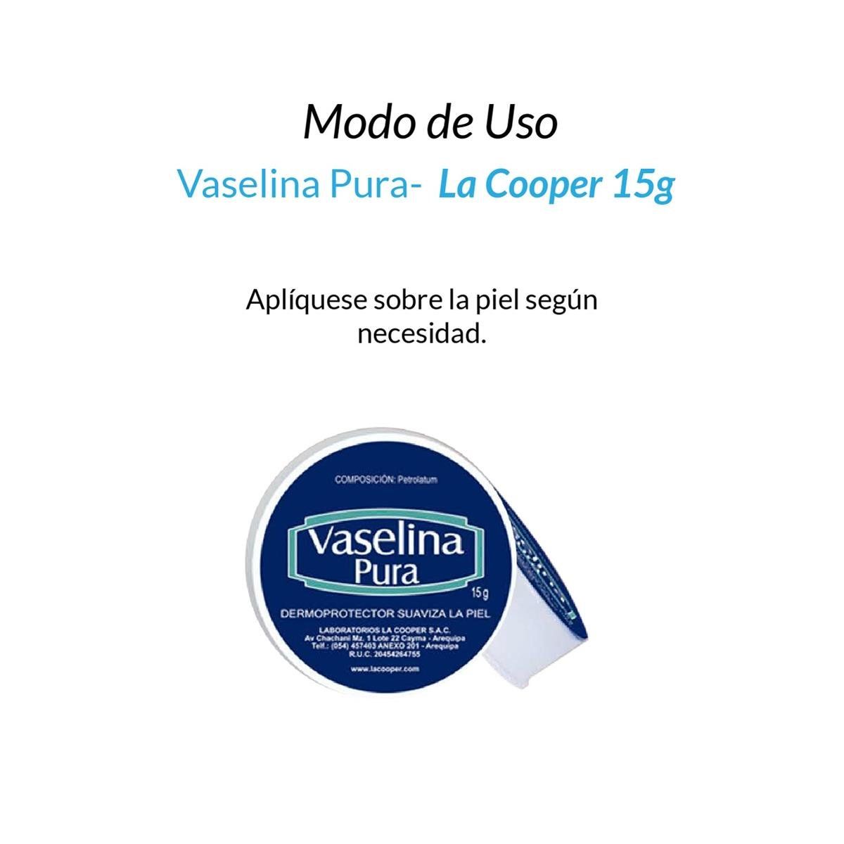 GENERICO - Vaselina Pura La Cooper X 15G