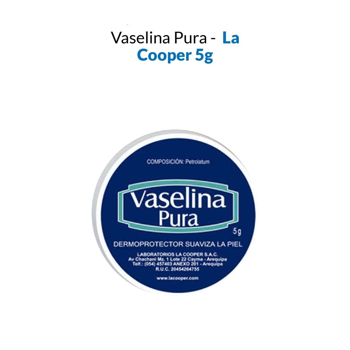 GENERICO - Vaselina Pura La Cooper X 5G