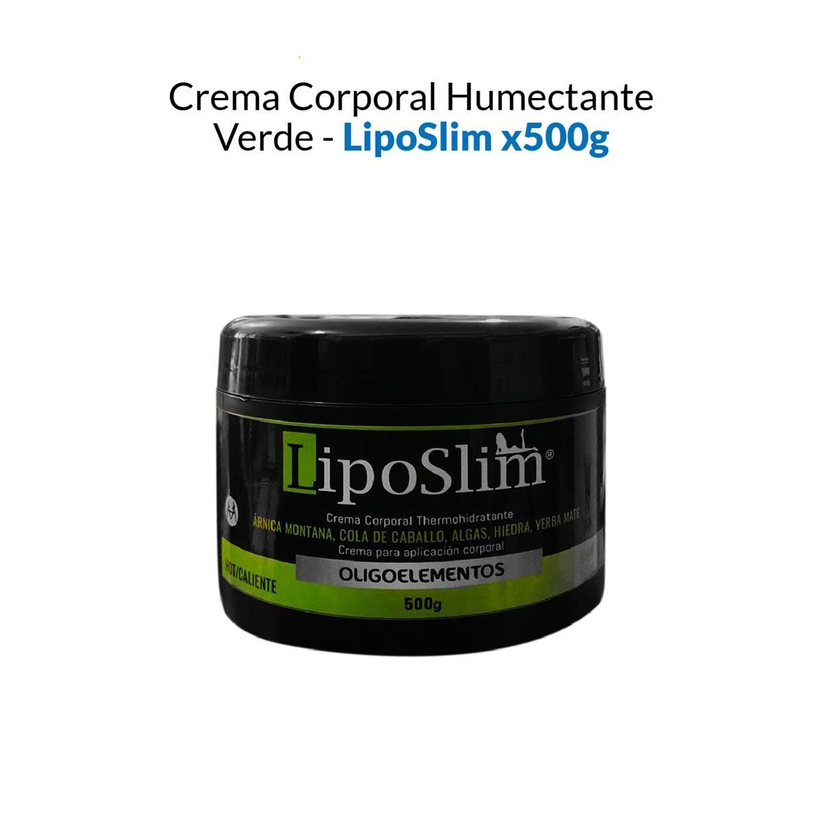 GENERICO - Crema Corporal Humectante Verde - Liposlim 500Gr