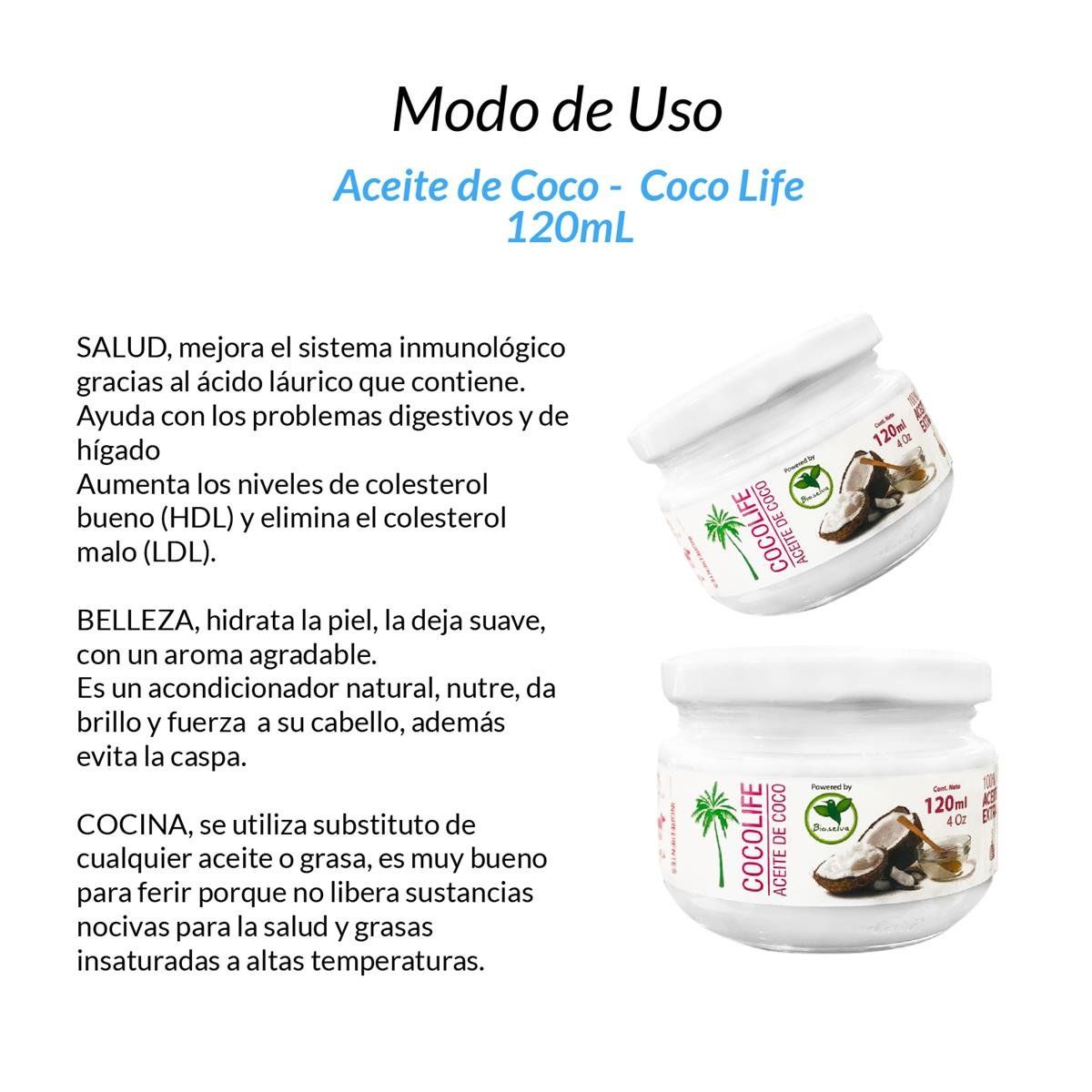 GENERICO - Coco Life - Aceite De Coco X 120 Ml