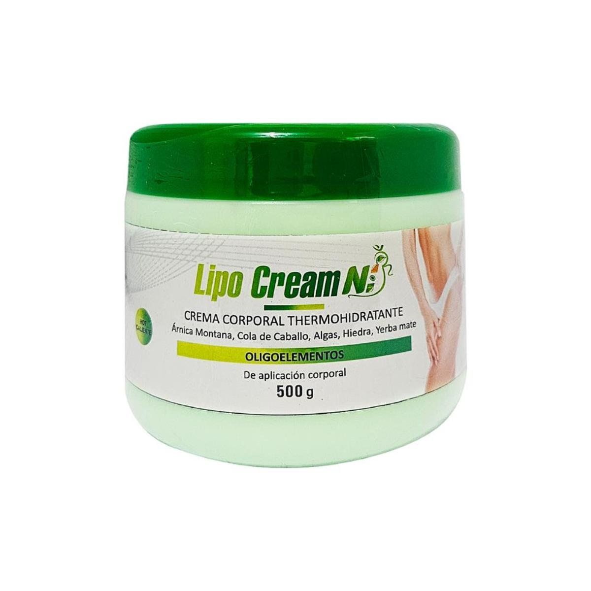 GENERICO - Crema Corporal Thermohidratante Tapa Verde- Lipo Cream Ni 500Gr