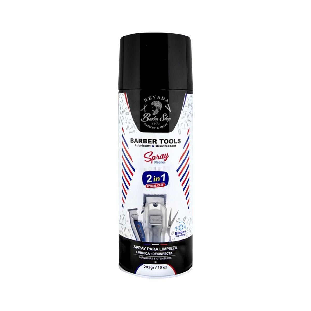 GENERICO - Spray Para Limpieza Lubrica Y Desinfecta 285Gr - Barber Tools_.