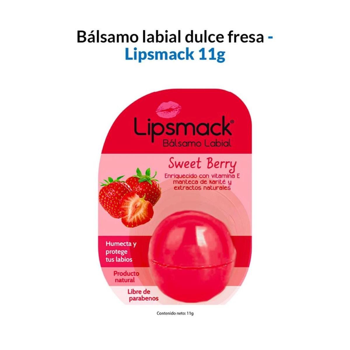 GENERICO - Bálsamo Labial Dulce Fresa 125G  Portugal