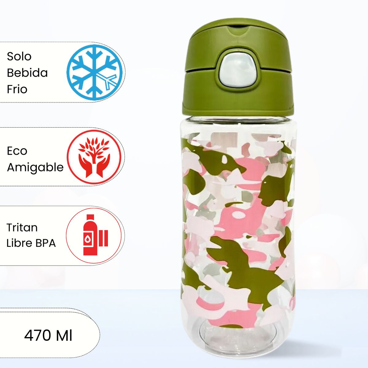THERMOS - Tomatodo para niños Con Diseño CAMO 470 Ml