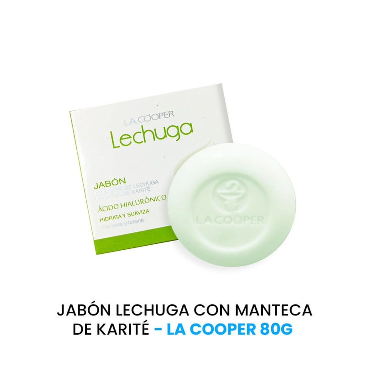 GENERICO - Jabón lechuga con manteca de karité - La cooper 80g