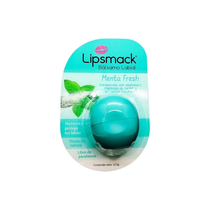 GENERICO - Bálsamo labial de menta - Lipsmack Portugal 125g