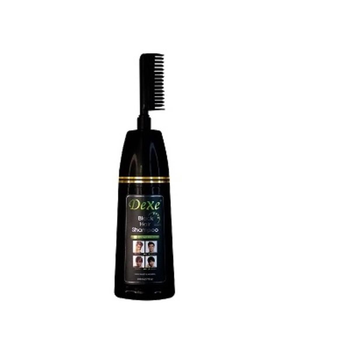GENERICO - Shampoo Tinte Negro Versión Peine - Dexe 200ml_.
