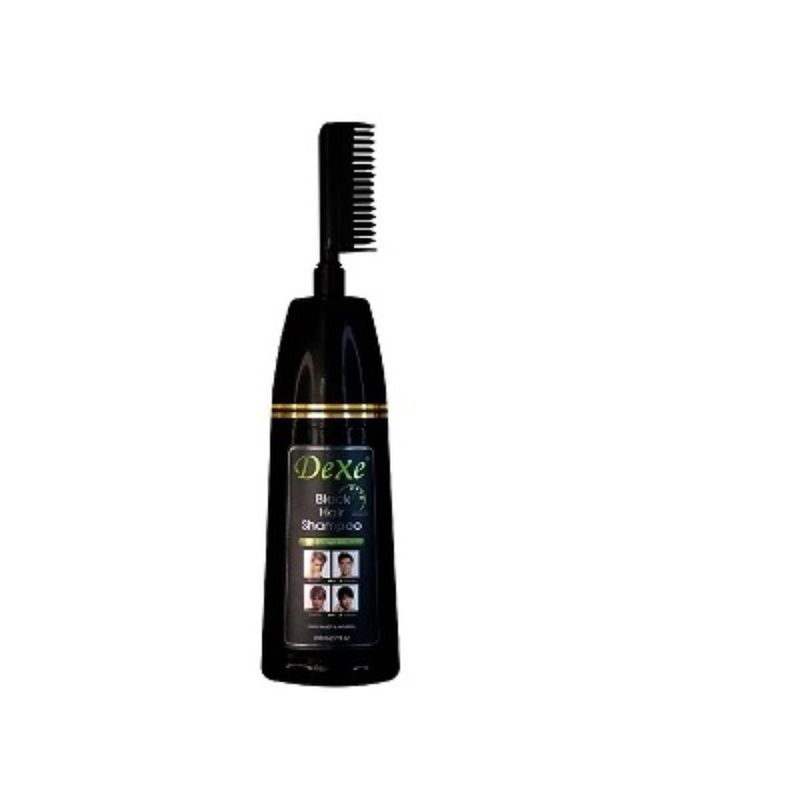 GENERICO - Shampoo Tinte Negro Versión Peine - Dexe 200ml_.