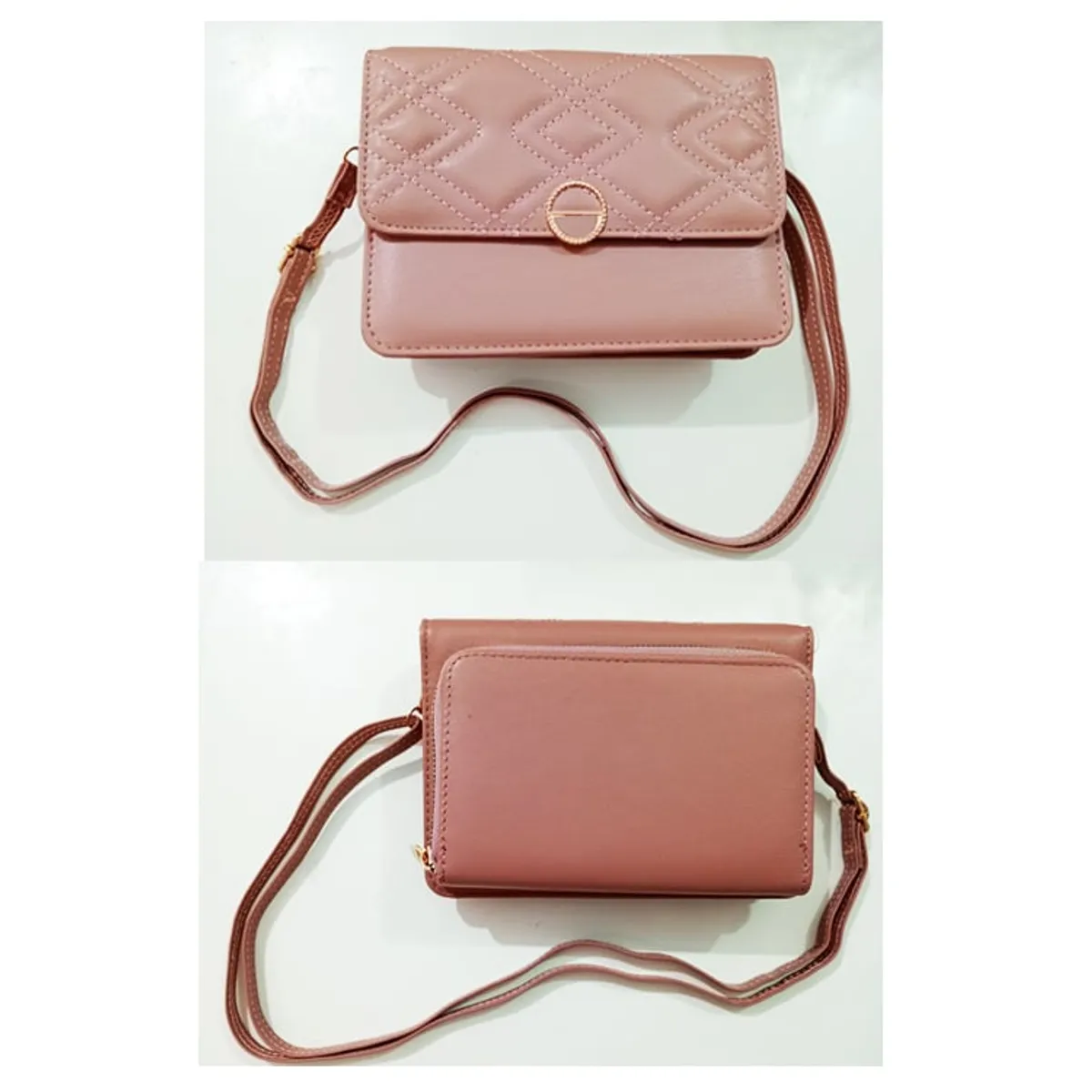 GENERICO - Cartera de Cuero PU de Alta Calidad Para Mujer