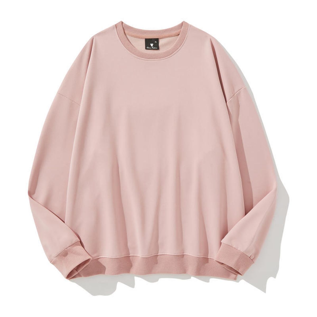 BLWOENS - Camiseta de manga larga para hombres y mujeres en primavera y otoño - Rosa