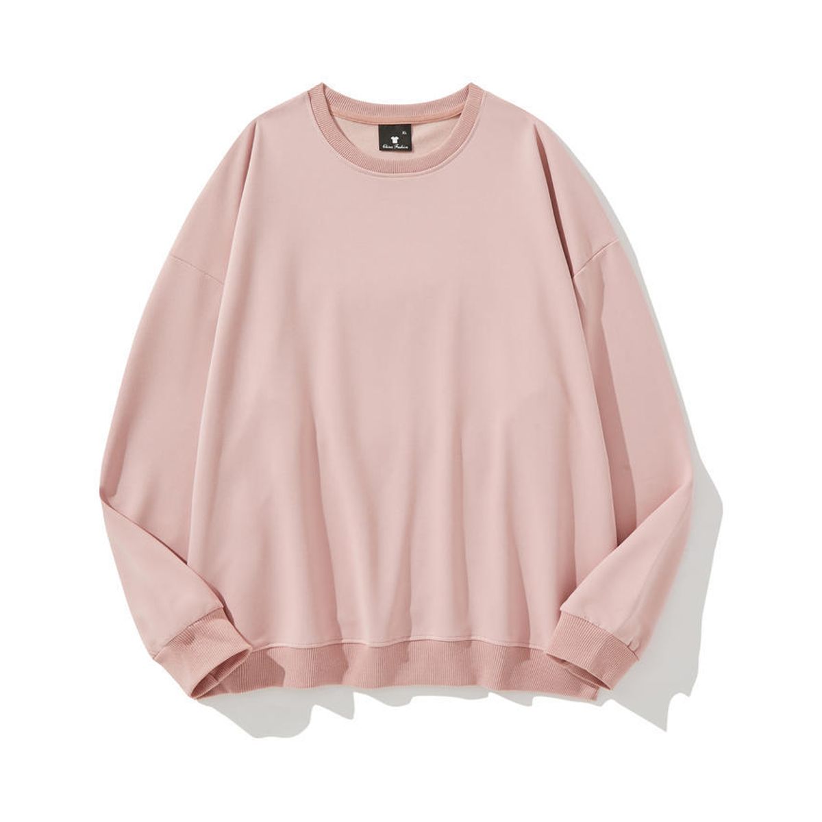 BLWOENS - Camiseta de manga larga para hombres y mujeres en primavera y otoño - Rosa