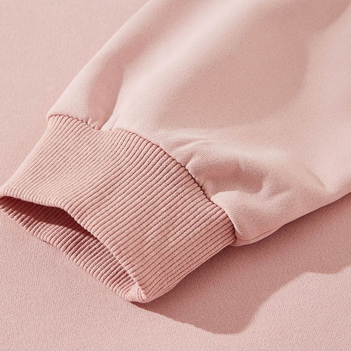 BLWOENS - Camiseta de manga larga para hombres y mujeres en primavera y otoño - Rosa