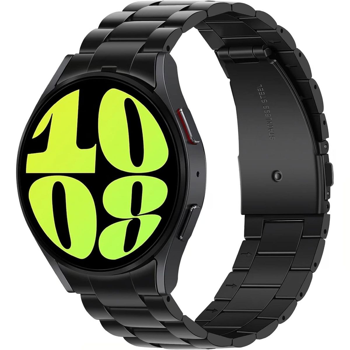 GENERICO - Correa Eslabon para Samsung Galaxy Watch 7 44mm - Negro