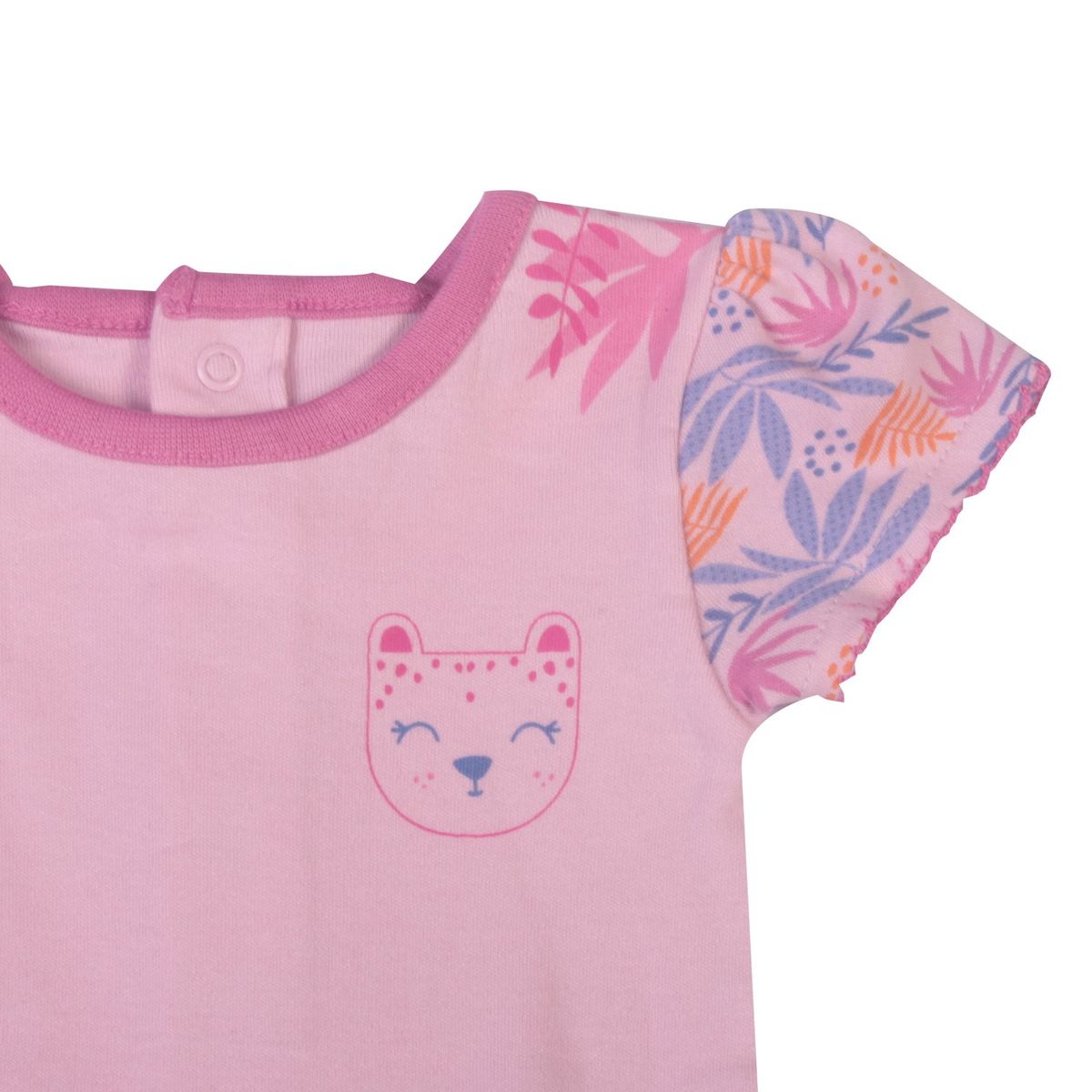 PILLIN - Body Orgánico Pack 2pcs Bebé Niña Pillin PVW231