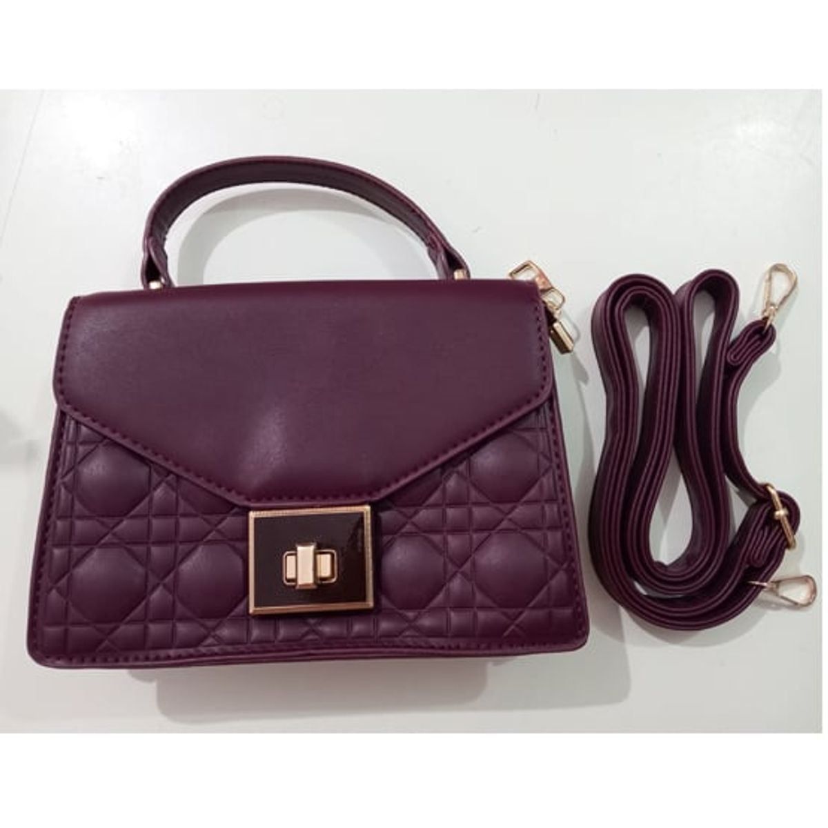 GENERICO - Cartera de cuero PU de alta calidad para mujer