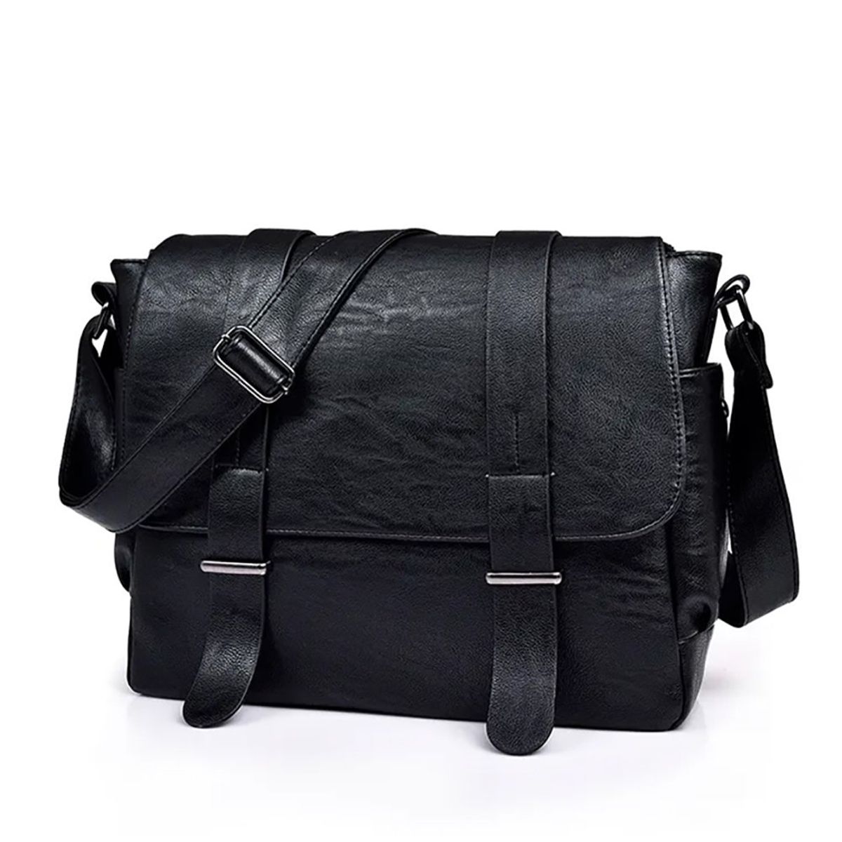 CAPTURE - Maletin Hombre Capture 1707 Cuero Pu Ejecutivo Laptop Negro