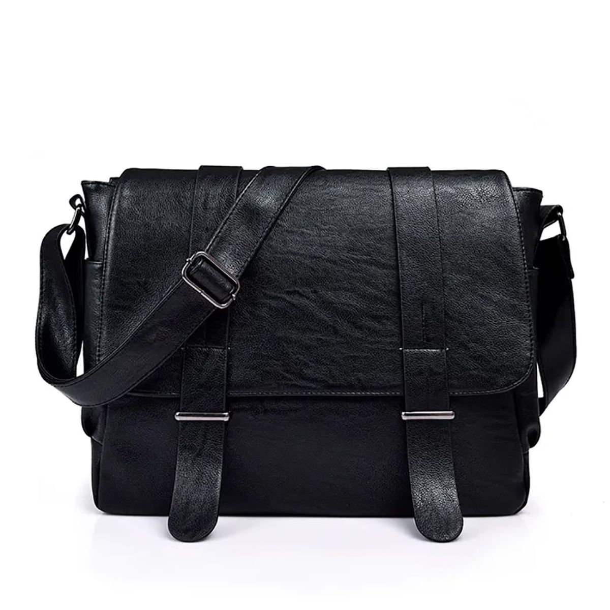 CAPTURE - Maletin Hombre Capture 1707 Cuero Pu Ejecutivo Laptop Negro