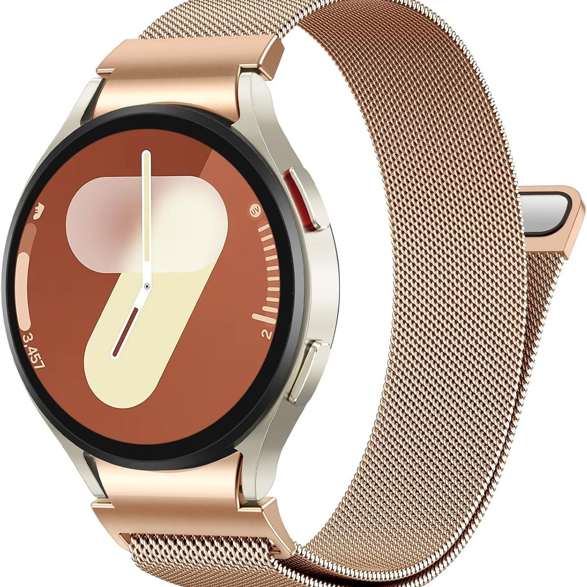 GENERICO - Correa Milanese para Samsung Galaxy Watch 7 44mm - Oro Rosa