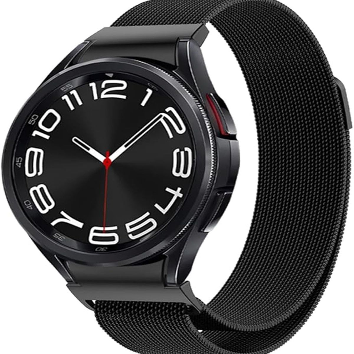 GENERICO - Correa Milanese para Samsung Galaxy Watch 7 44mm - Negro