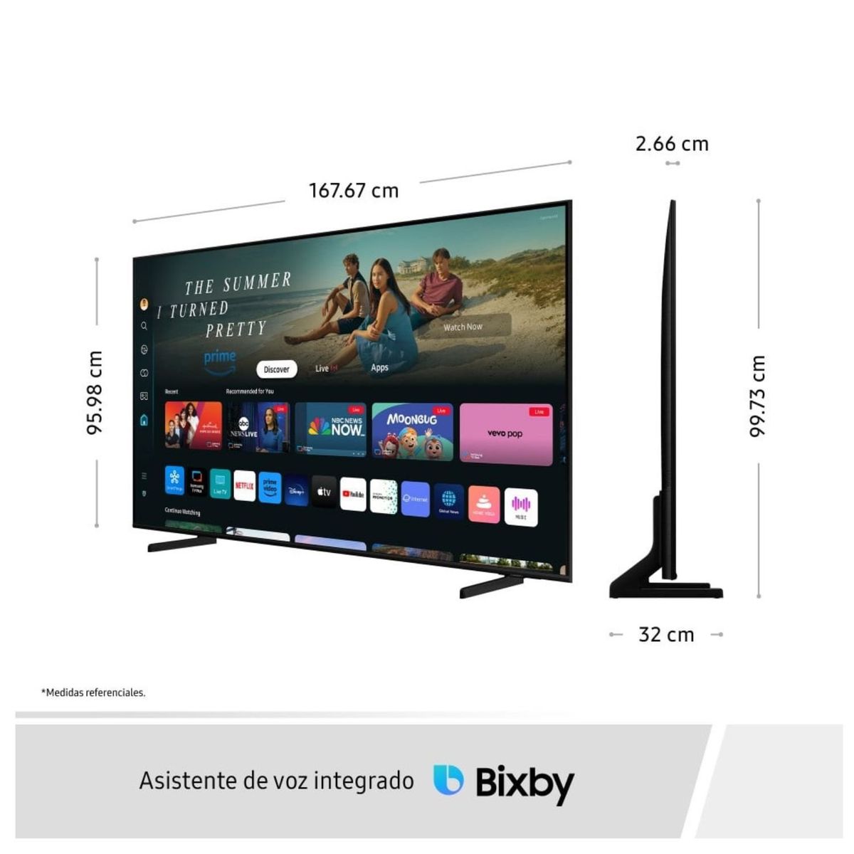 SAMSUNG - Televisor Samsung Smart TV 75 QLED 4K QN75Q60D + Soundbar HW-C400