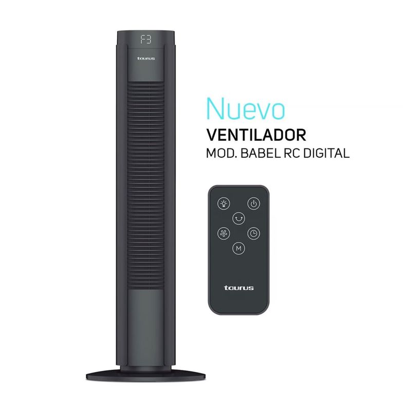 TAURUS - Ventilador de Torre Babel RC Digital Taurus