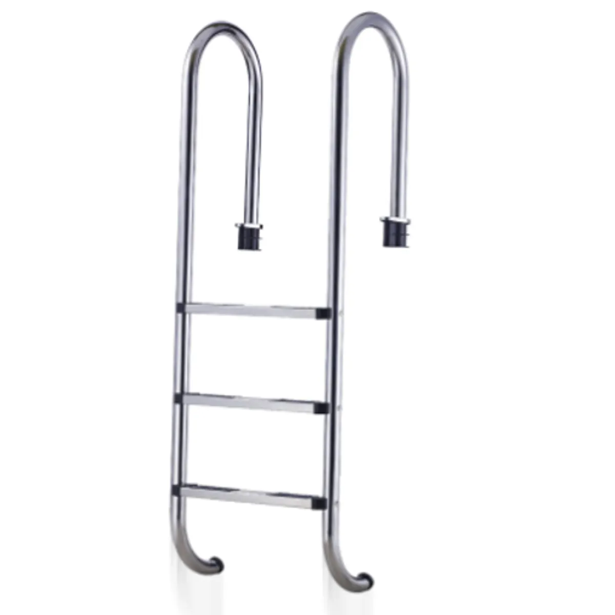 GENERICO - ESCALERA PARA PISCINA DE ACERO INOX  ANTIDELIZANTES DE 4 PASOS