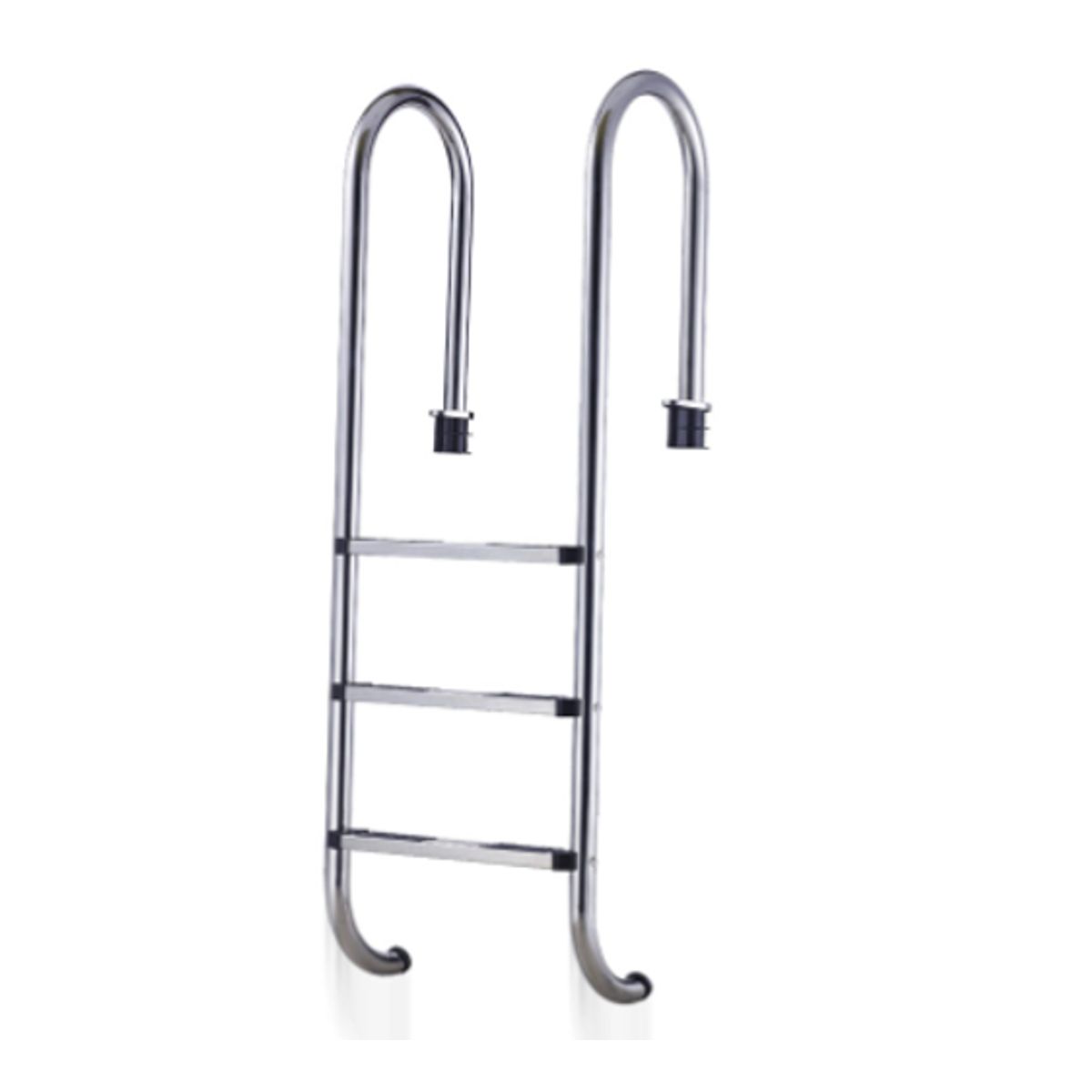 GENERICO - ESCALERA PARA PISCINA DE ACERO INOX  ANTIDELIZANTES DE 4 PASOS