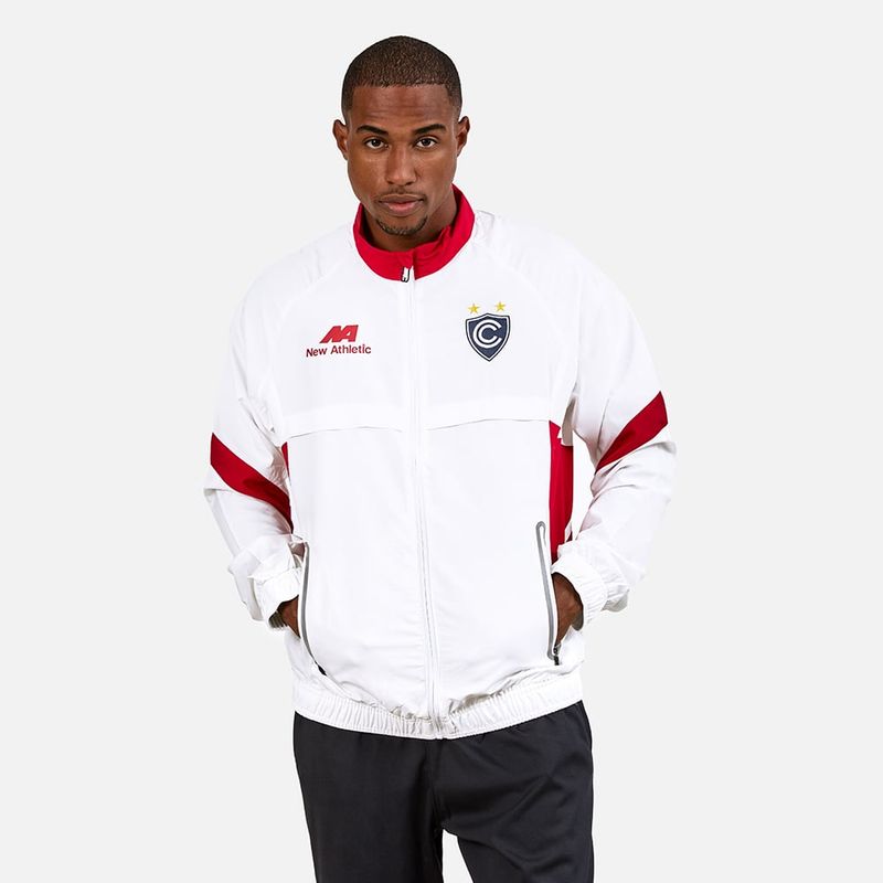 NEW ATHLETIC - Cortaviento Cienciano Blanco Con Rojo Hombre