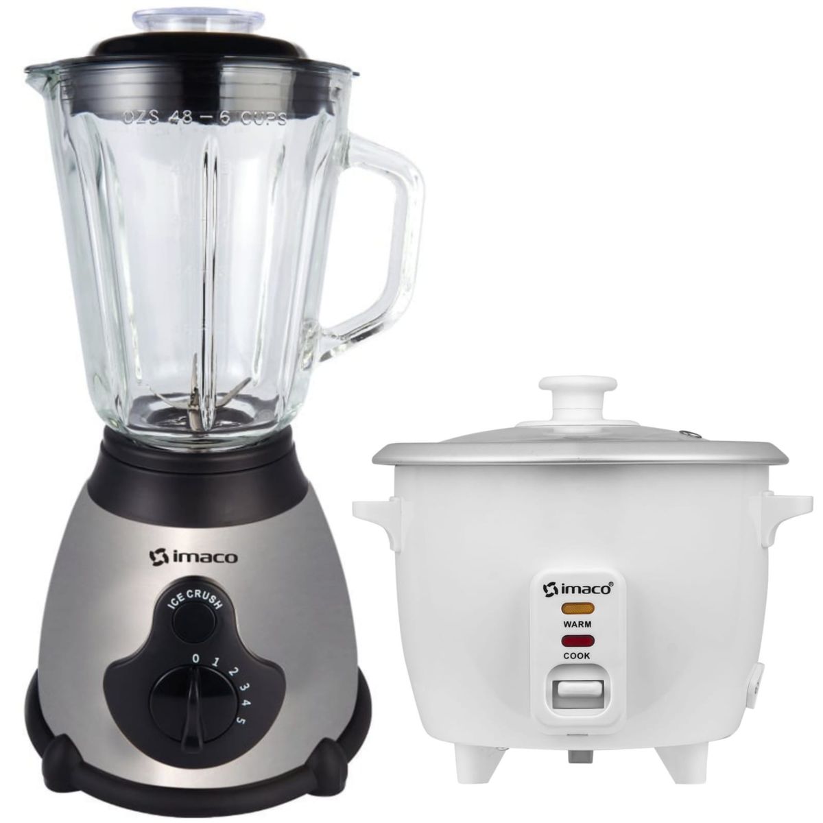 IMACO - COMBO IMACO Licuadora 5vel de 450W BLS509 + Olla 06lt arrocera RC006