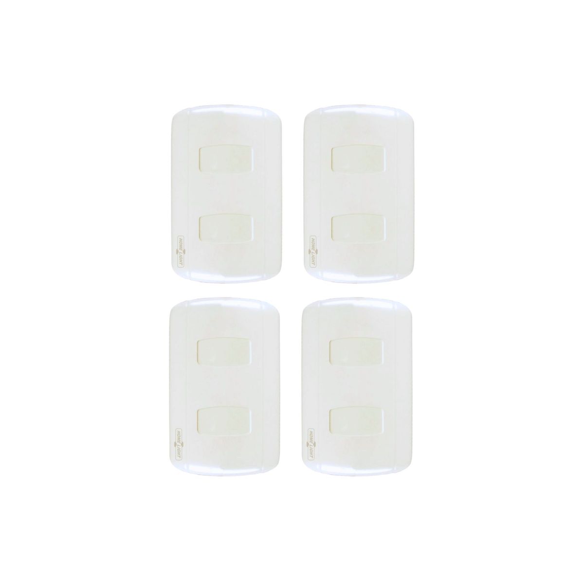 HOME LIGHT - Pack 4 unidades Interruptor doble clásico home light