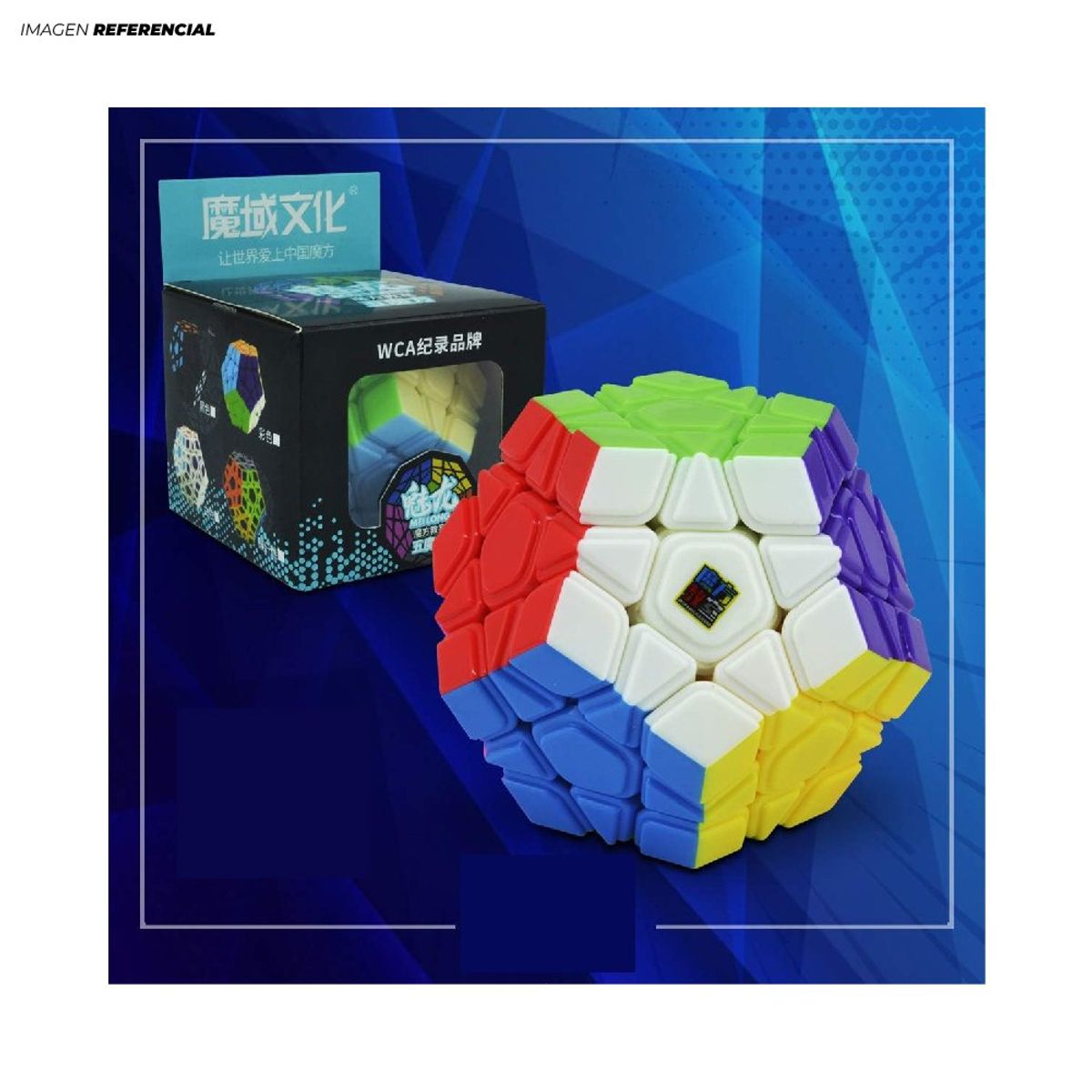 GENERICO - Cubo Mágico Rubik Megaminx Forma de Estrella Moyu para Niños