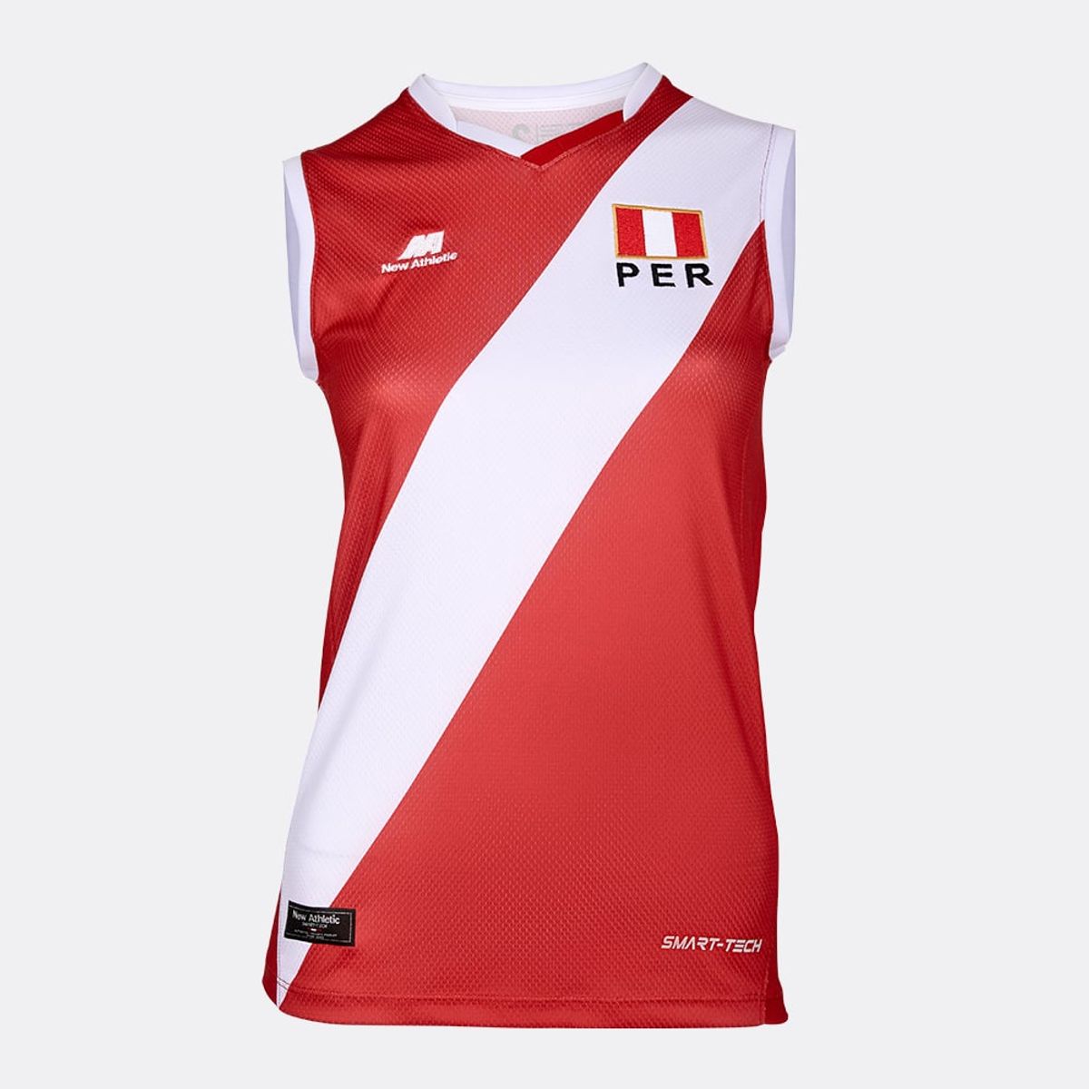 NEW ATHLETIC - Camiseta Voley Oficial 2023 Rojo Mujer
