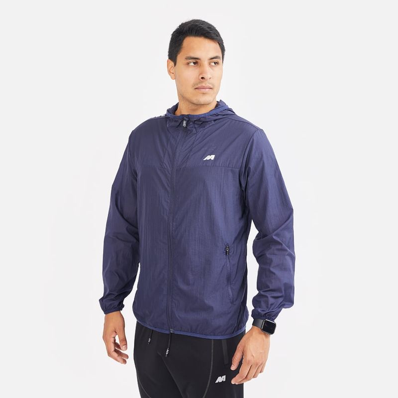NEW ATHLETIC - Cortaviento New Athletic Wear51 Azul Acero Hombre