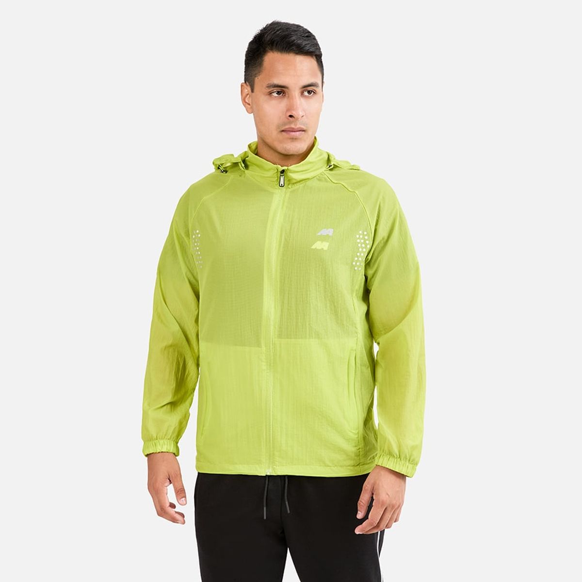 NEW ATHLETIC - Cortaviento New Athletic Arrow Verde Neon Hombre