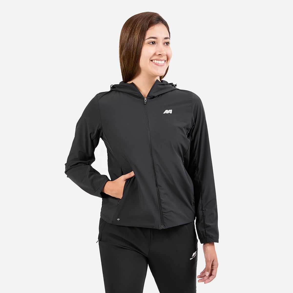 NEW ATHLETIC - Cortaviento New Athletic Arrow Negro Mujer