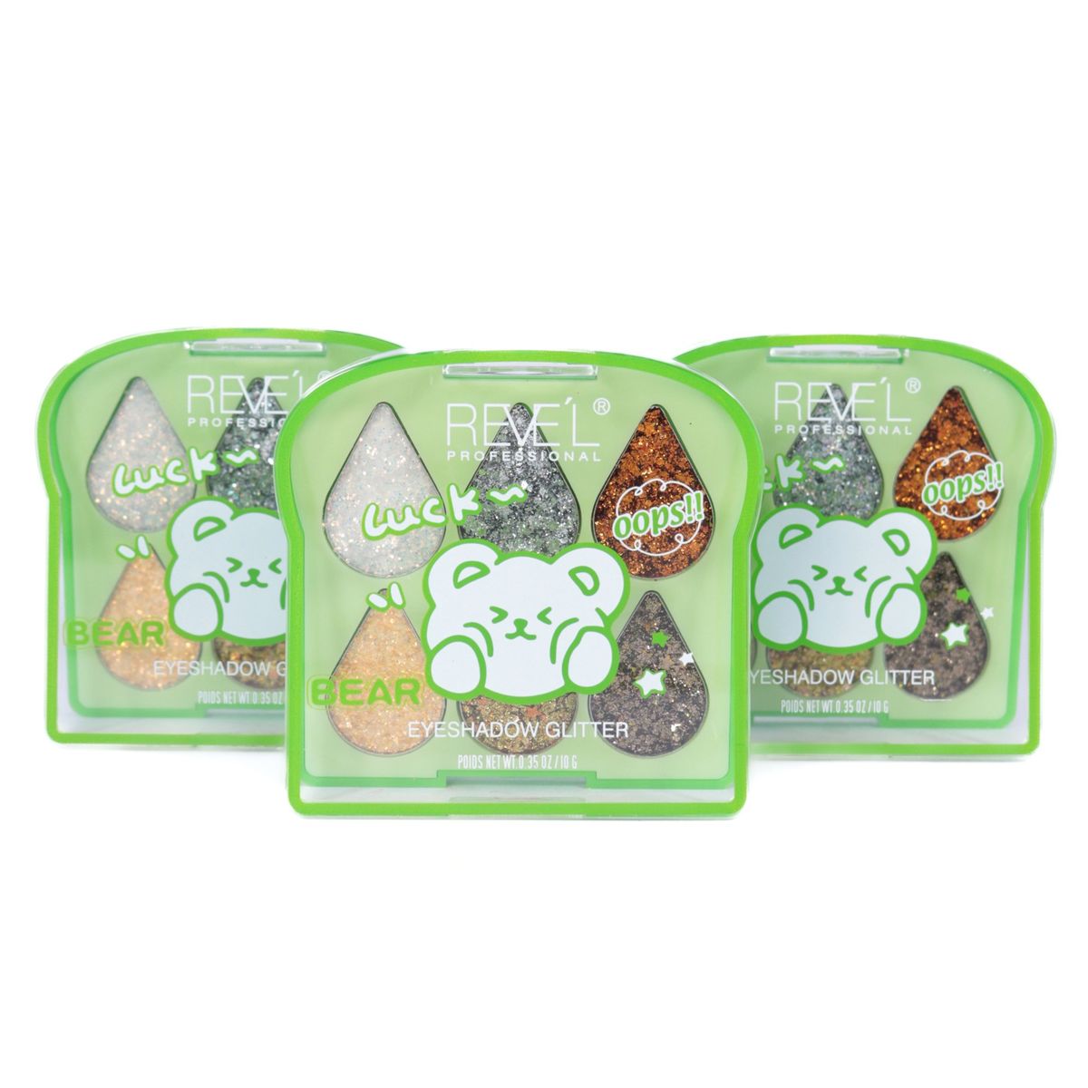 REVE'L PROFESSIONAL - EYESHADOW GLITTER BEAR TONO 1