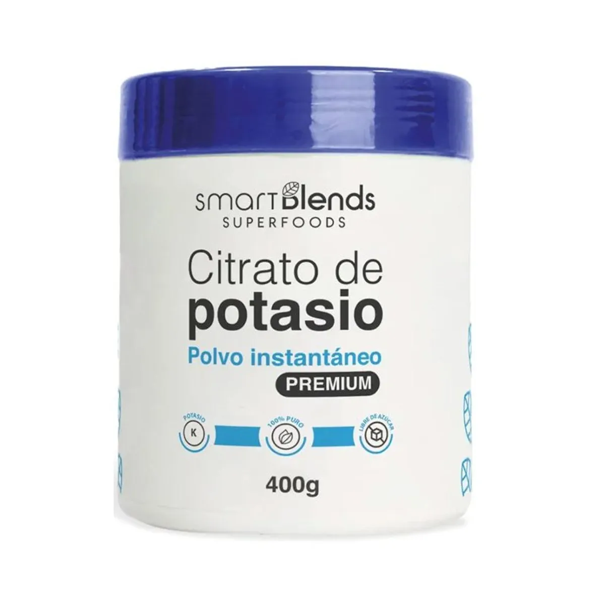 GENERICO - Citrato de Potasio Puro en Polvo x 400 g - Smart Blends