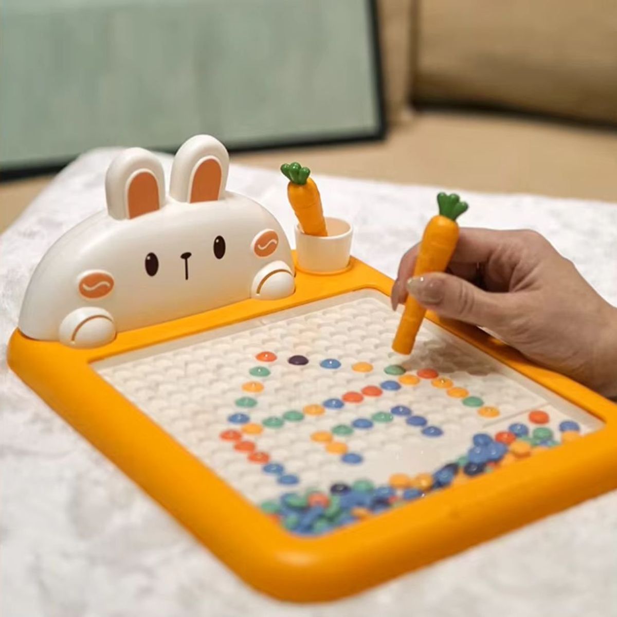 GENERICO - Tablero Didáctico Conejo Pizarra Magnética para Niños