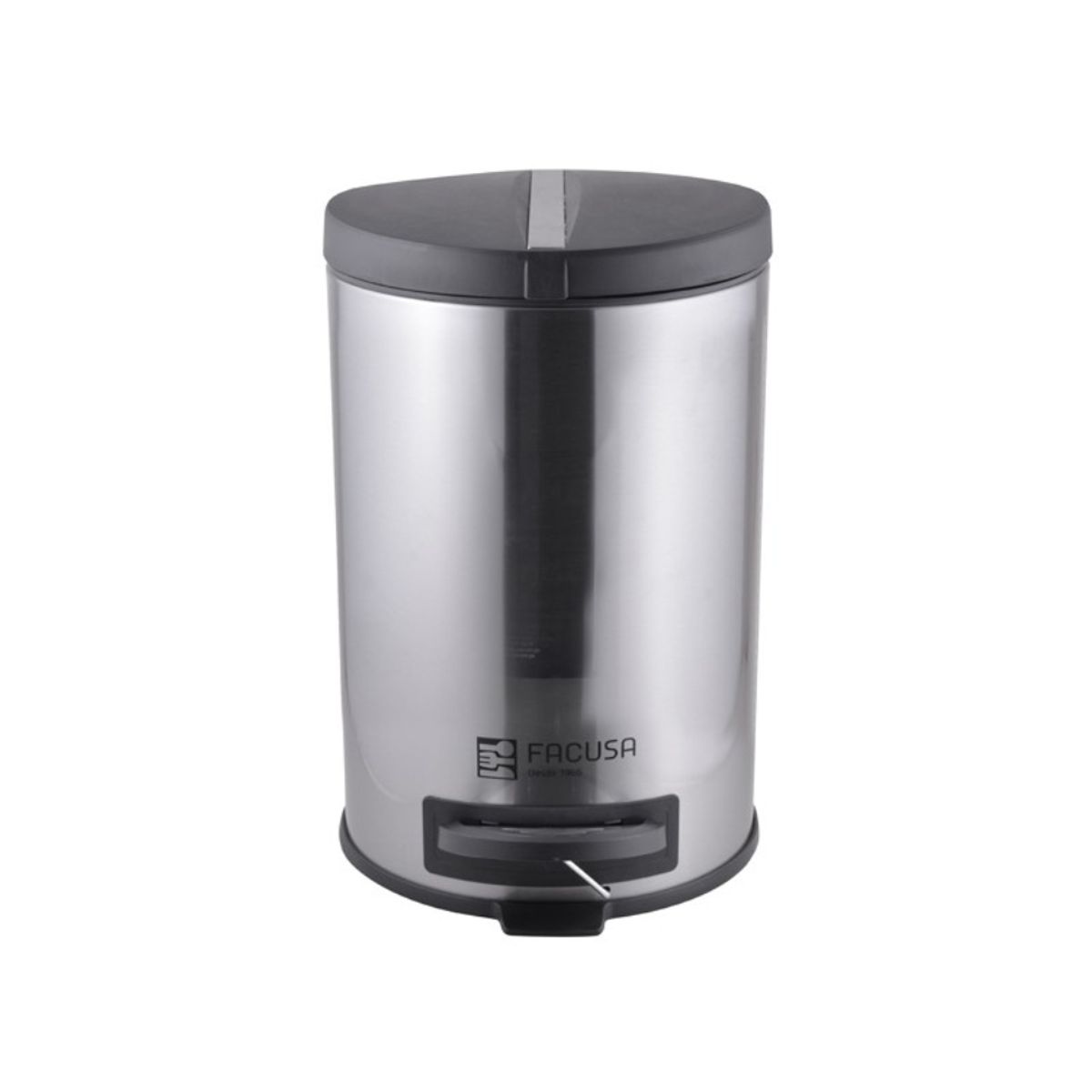 FACUSA - Papelera de Acero Inoxidable Clean sin Asa - 12LT
