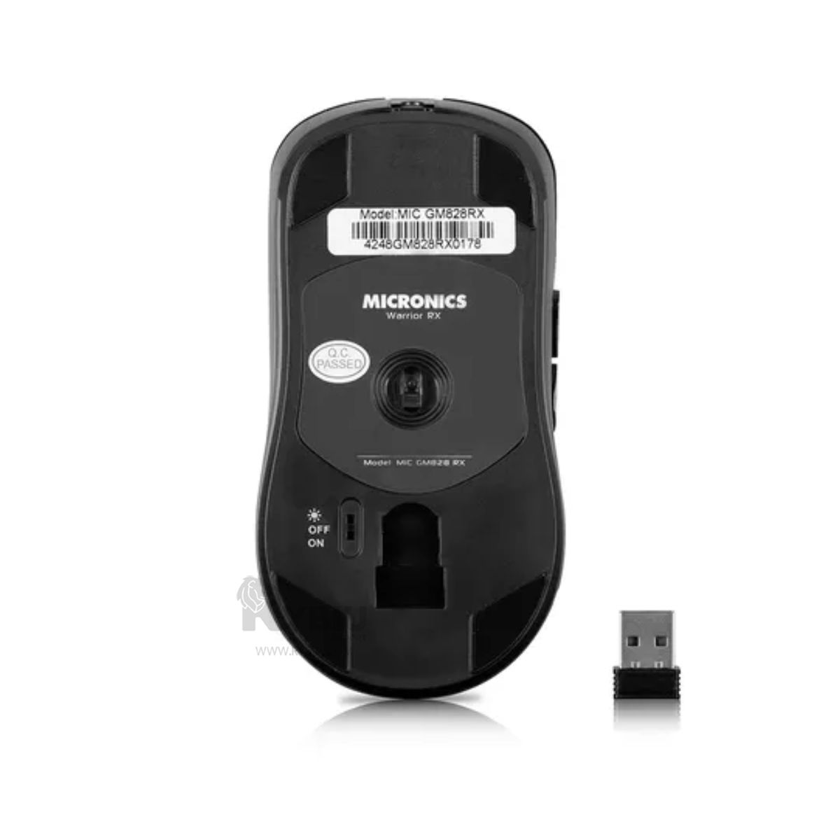 RYBIU IMPORT - Raton Util para Gamers en Color Negro Y+Envoltorio de Regalo